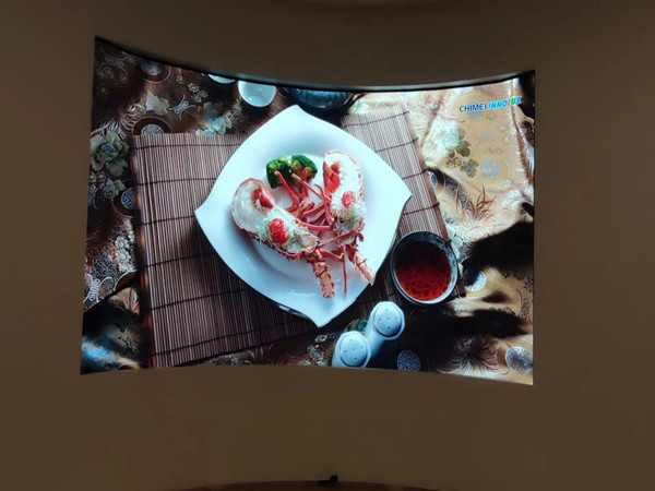 江南室内P2.5弧形LED屏